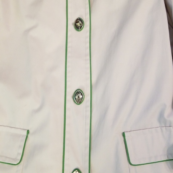 Ladies Tally-Ho Off White Lined Coat Size M - Picture 3 of 8